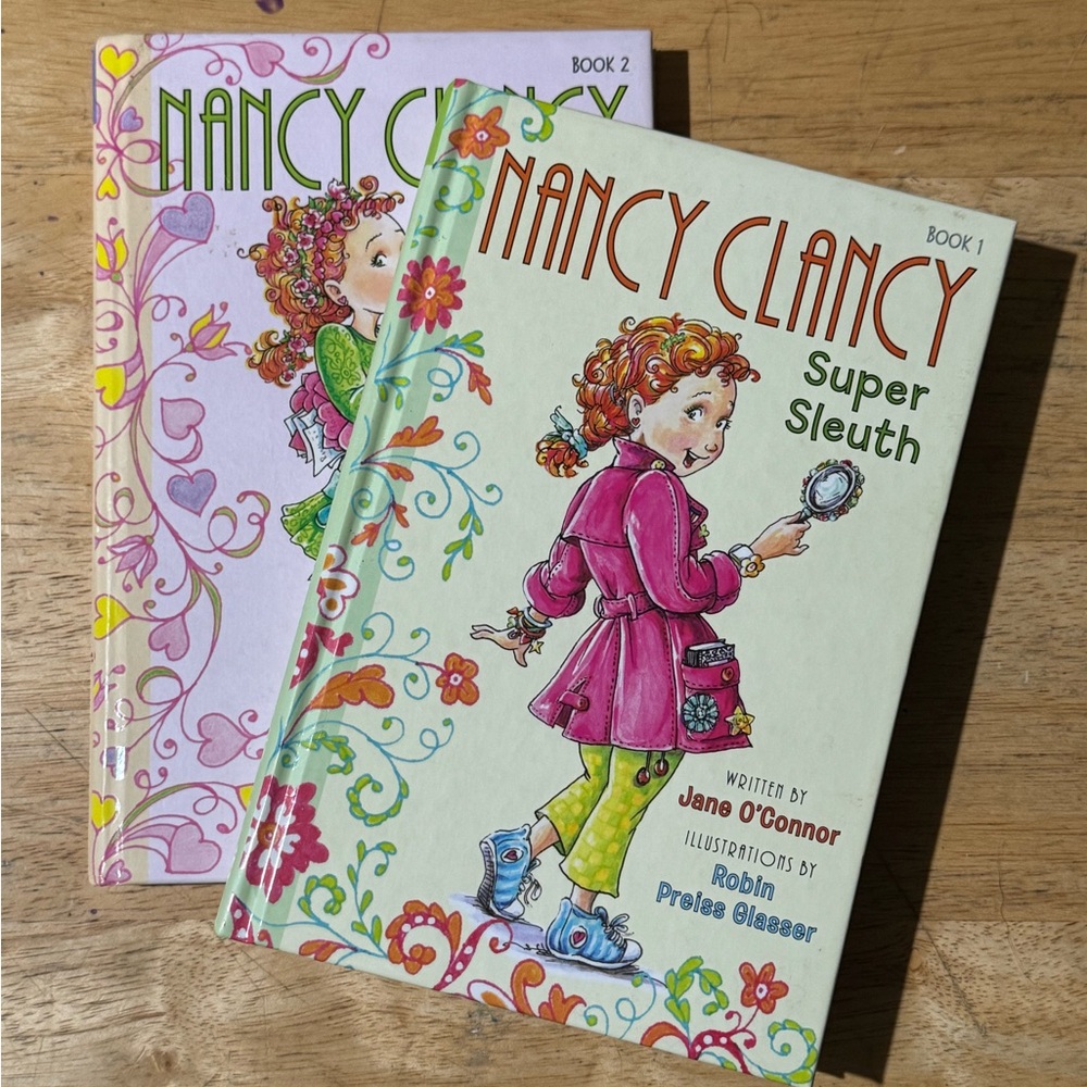 Set of 2 Nancy Clancy hardcover books. Books 1 and 2